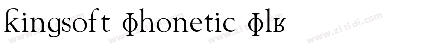 Kingsoft Phonetic Pl字体转换